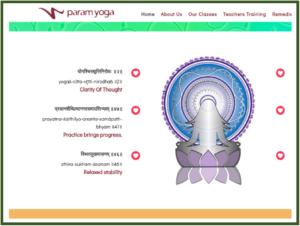 Param Yoga, Pune: website content