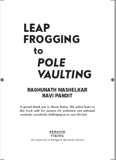 Book cover: Leapfrogging to Pole-vaulting