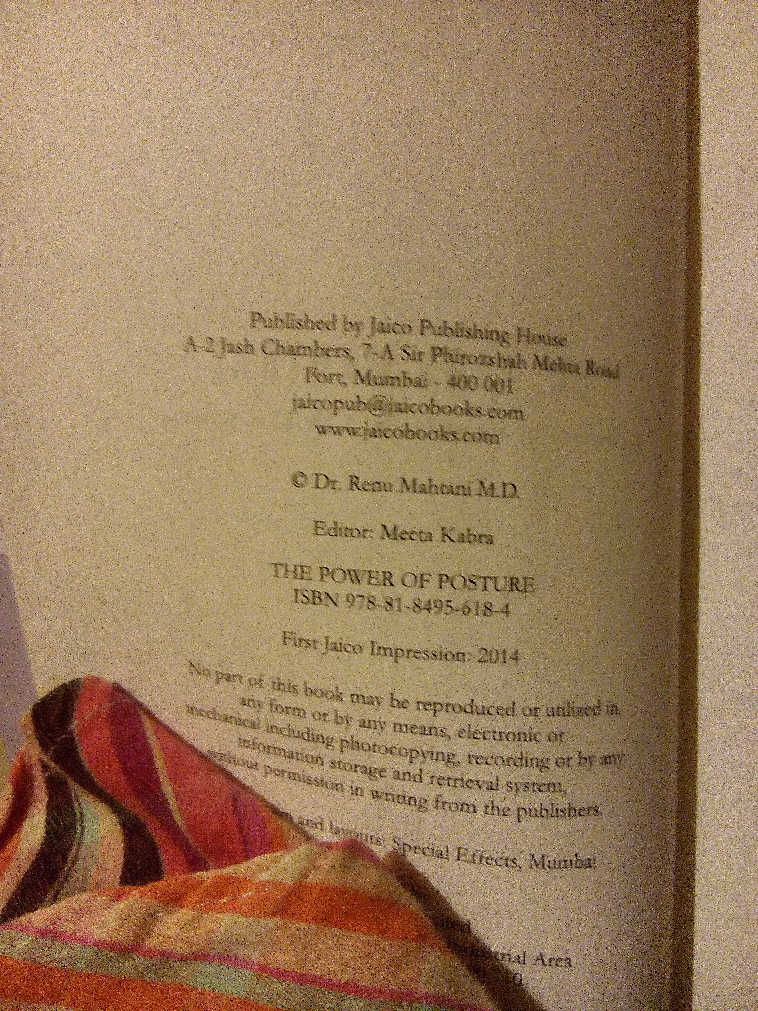 Book cover: The Power of Posture
